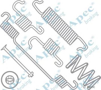 APEC BRAKING kit956 -  Комплектующие, тормозная колодка